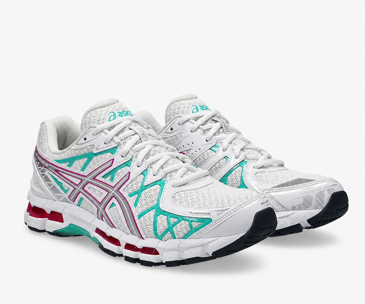 GEL-KAYANO 20 White/Aurora Green