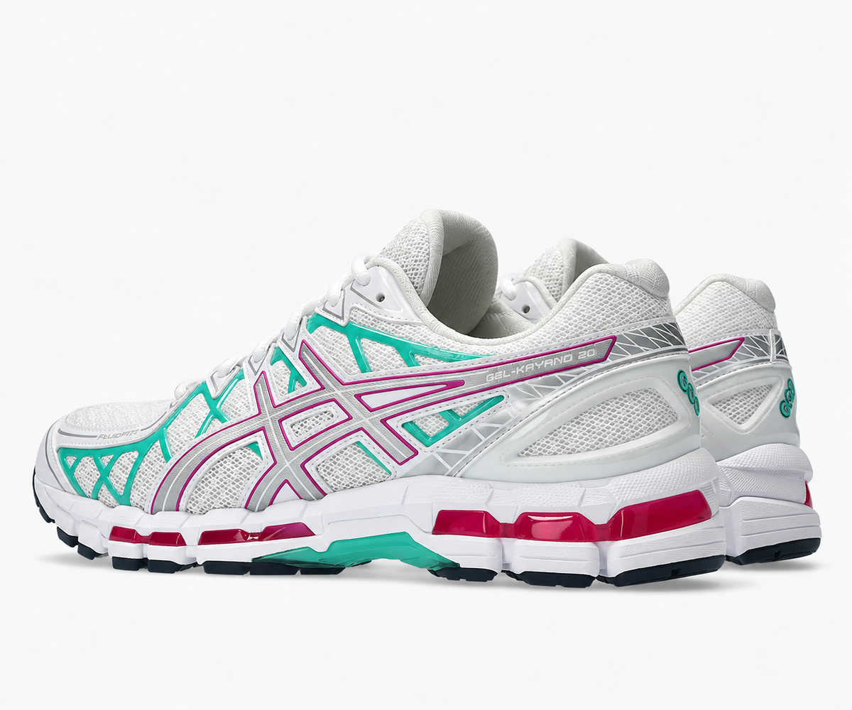 GEL-KAYANO 20 White/Aurora Green